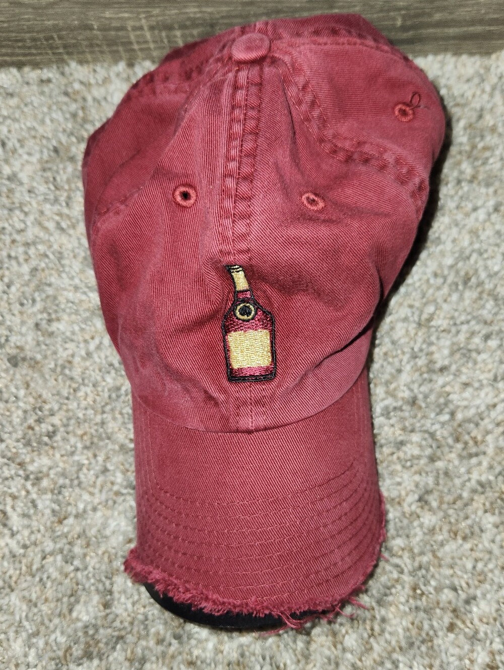 DISTRESSED HENNESSEY DAD CAP ONE SIZE FITS MOST